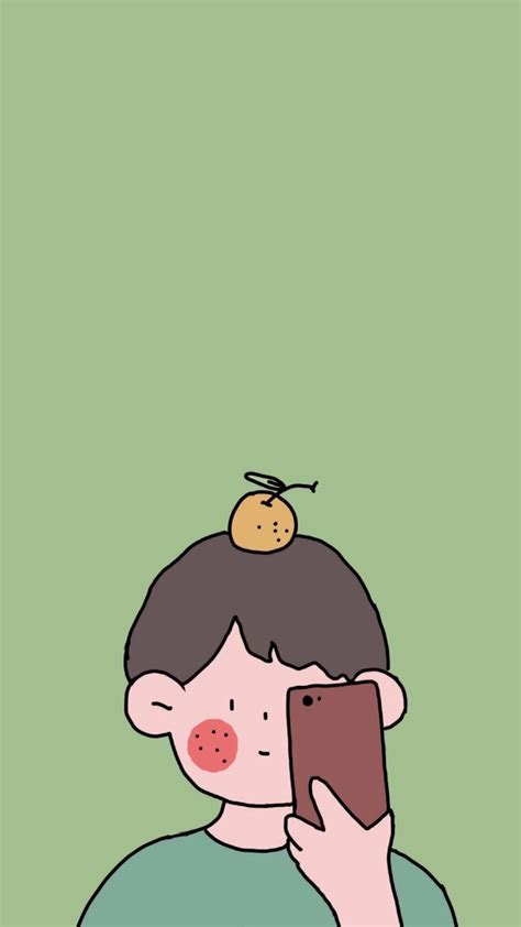 Download Hd Phone Wallpaper And Background Cartoon Cute By