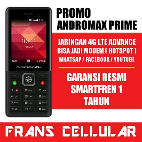 maret 2021 harga smartfren andromax prime baru dan bekas/second termurah di indonesia. Smartfren Andromax Prime 4G LTE - Bisa Jadi Modem WiFi - Bisa WhatsApp di Lapak Frans Cellular ...