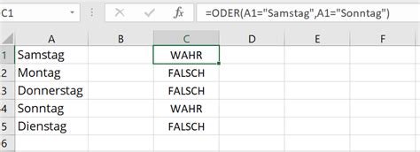 Oder Funktion In Excel An Einfachen Beispielen Erkl Rt Ionos