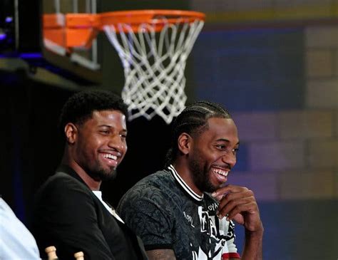 Kawhi Leonard And Paul George Share A Red Carpet Moment As New Clippers