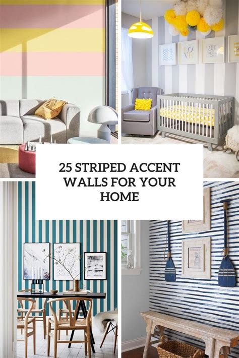 25 Striped Accent Walls For Your Home Digsdigs Striped Accent Walls