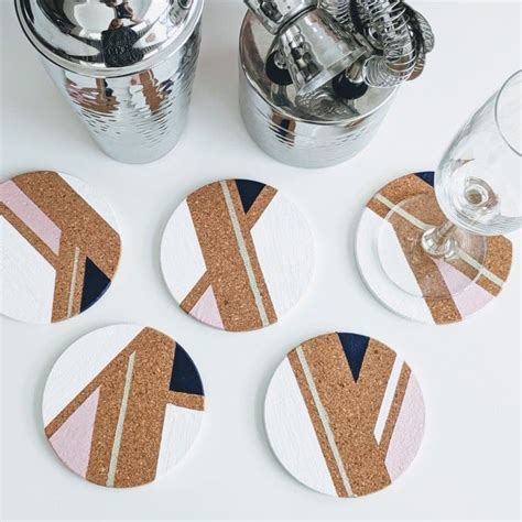 How To Paint Cork Coasters Diy Video Tutorial With 4 Easy Steps