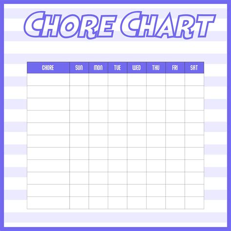 Free Printable Blank Charts