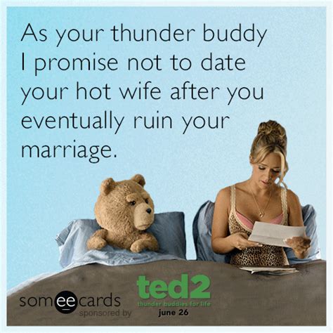 As Your Thunder Buddy I Promise Not To Date Your Hot Wife After You