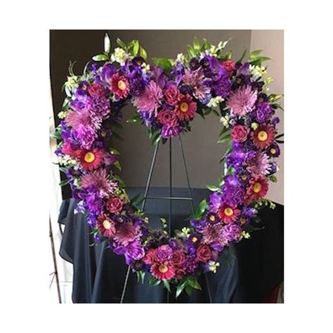 Purple Funeral Flowers
