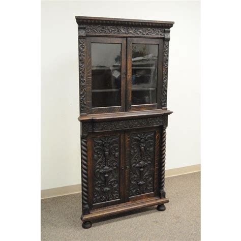 Shop with afterpay on eligible items. Antique Corner China Cabinet Cupboard Renaissance Revival ...