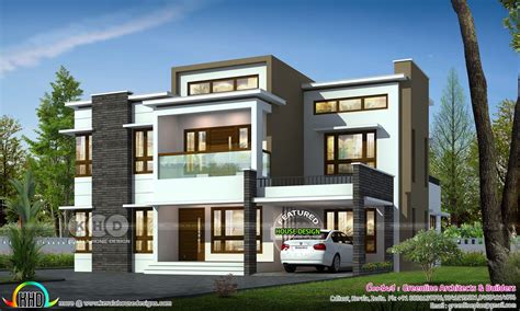 2862 Square Feet 4 Bhk Flat Roof Decorative Home Plan Kerala Home Vrogue