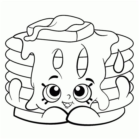 Kleurplaat Shopkins Unicorn