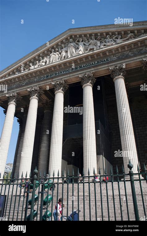 Madeleine Church Eglise De La Madeleine Paris France Roman