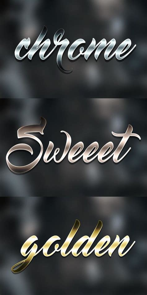 Chrome And Metal Styles For Photoshop Metal Style Photoshop Layer Style