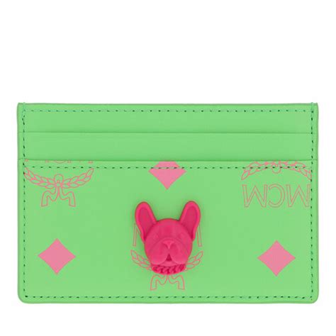 Mcm M Pup Card Case Summer Green Kartenhalter Fashionette