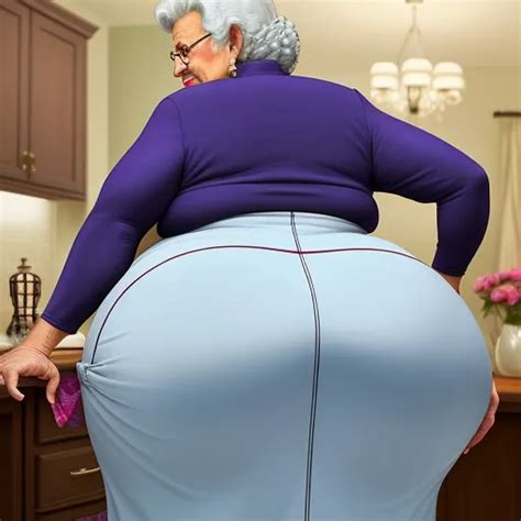 P Image Granny Big Husband Touches Her Big Booty