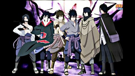 Sasuke Uchiha All Forms Narutonaruto Shippudennaruto The Last