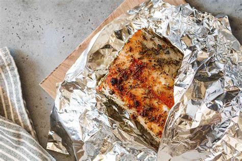 Bring the two sides of the foil up to meet at the center, folding down twice. Foil Oven Baked Whole Pork Tenderloin What Temperature For ...