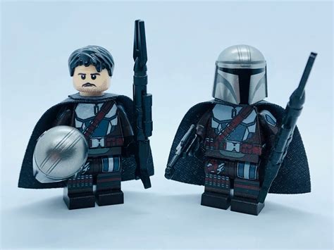 Lego Star Wars The Mandalorian Full Minifigure Custom Etsy