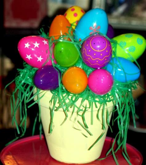 5 Easter Egg Flower Pot Centerpiece Easy Easter Decorations Easter