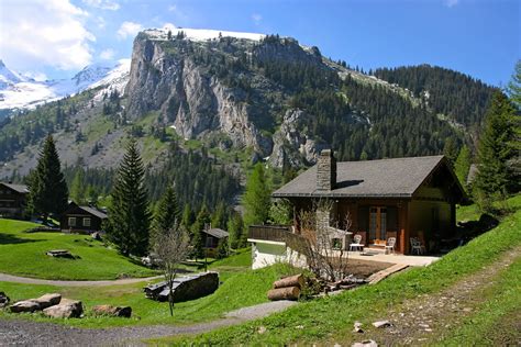 Banco De Im Genes Gratis Paisaje De Las Monta As Con Caba As De Madera