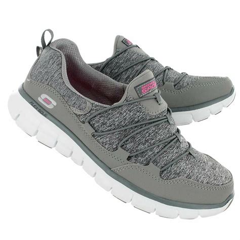New Womens Skechers Synergy Asset Play Bungee Slip On