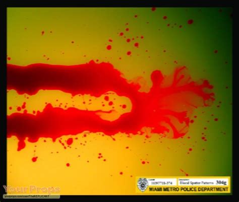 Dexter Blood Splatter Poster