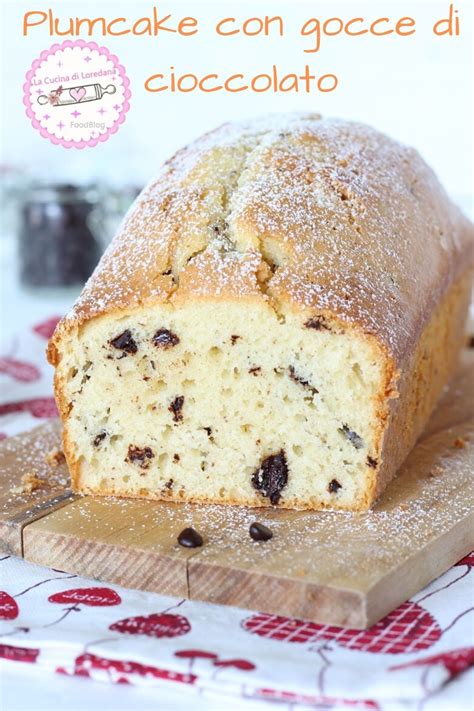 Sciogliere il burro a bagnomaria e amalgamarlo al composto. Plumcake con gocce di cioccolato nel 2020 | Plumcake ...