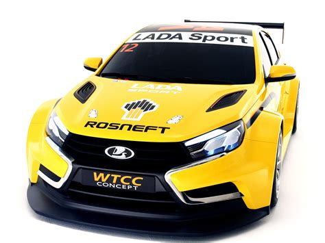 2014 Lada Vesta Wtcc Concept Race Racing Wallpapers Hd Desktop