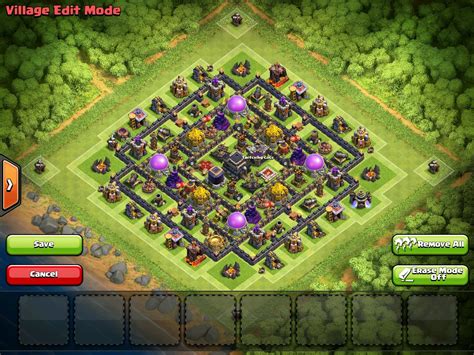 Clash Of Clans Th9 Base - Introducing MASSACORE 2.0: A TH9 farming [base] : ClashOfClans