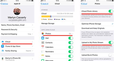 Click icloud, then select or deselect each feature. 5 Methods to Handle Photos Not Uploading to iCloud