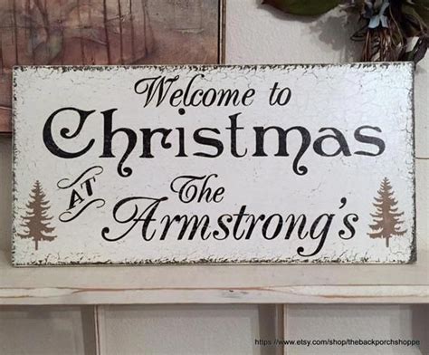 Vintagechristmas In 2020 Christmas Signs Personalized Christmas