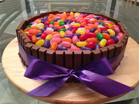 Kit Kat Cake A Chocolate 2 Layer Cake Surrounded By Kit Kats And