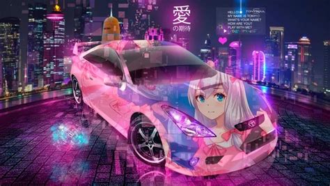 Anime X Jdm Wallpaper Nissan 180sx Jdm Tuning Back Super Anime Girl