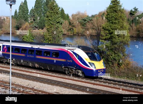 First Great Western Class 180 Adelante Train Passing Hinksey Lake