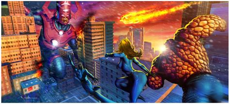 Super Shogun Galactus Vs The Fantastic Four