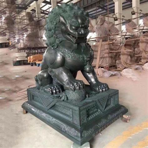 Foo Dog Statue Sculpture Bronze Statuegarden Art Sculpture