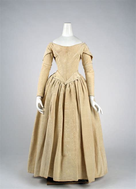Evening Dress 1840s The Metropolitan Museum Of Art 1800s Fashion 19th