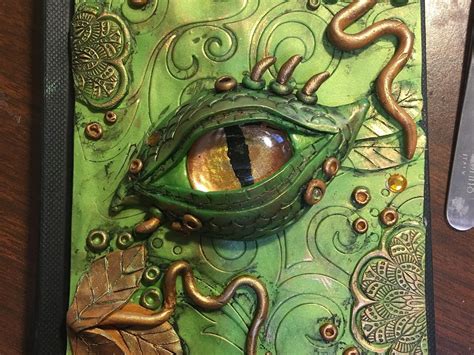 Dragon Crafts Clay Dragon Dragon Eye Dragon Book Sketchbook Cover