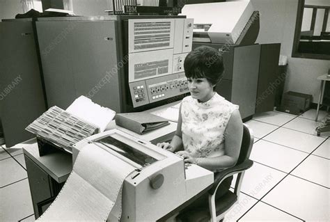 Early Mainframe Computer System Stock Image C0047147 Science
