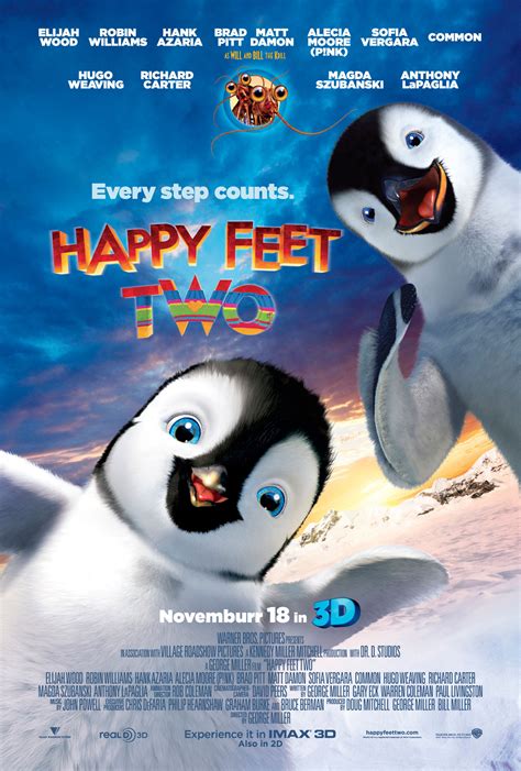 Happy Feet Two Penguin Movie Poster Desktop Wallpaper