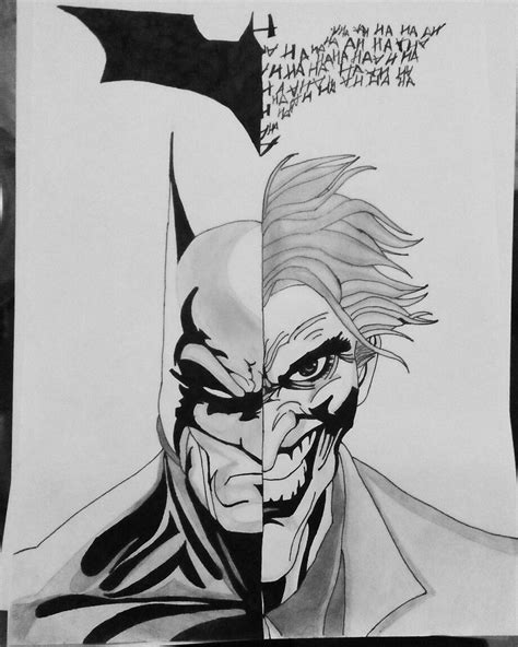 Batman Vs Joker Pencil Art Bylsmaan