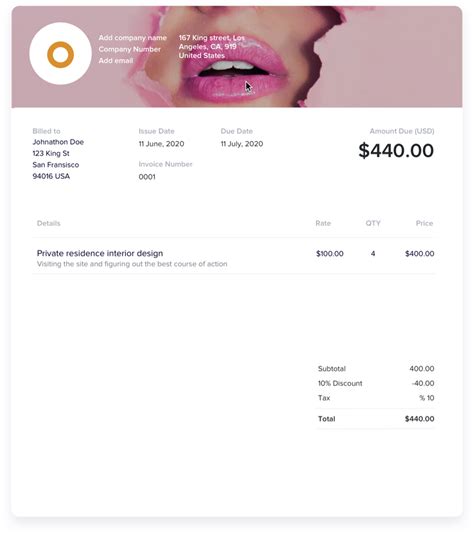 The Best Free Invoice Templates For Graphic Designers Honeybook