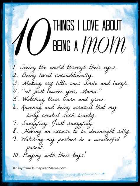 10 Reasons Why I Love You Mom