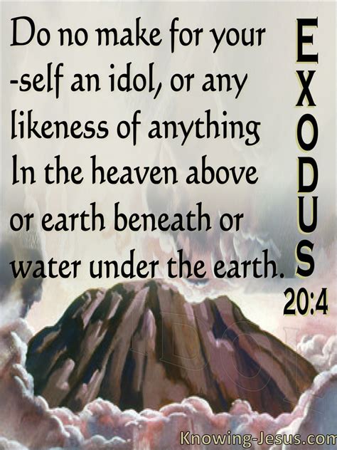 Exodus 204 You Shall Not Make Idols Pink