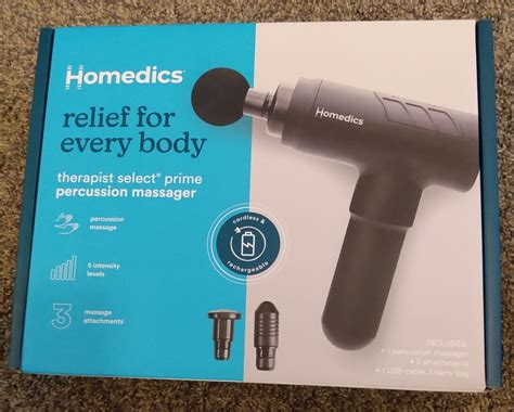 Homedics Therapist Select Prime Percussion Massager Deep Tissue Muscle Massagers