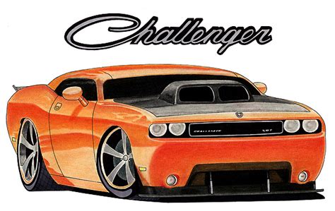 Mopar Drawing By Lyle Brown