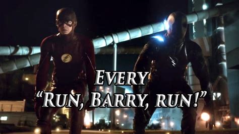 Every Runbarryrun The Flash Season 1 3 Youtube