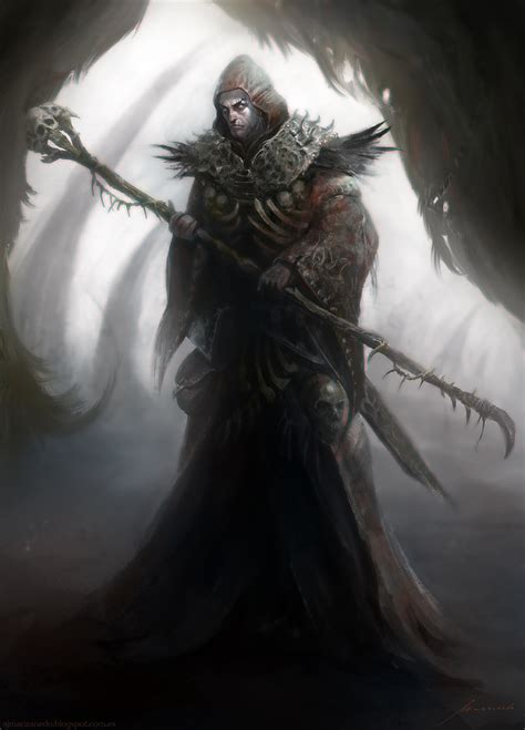 The Warlock Necromancer By Manzanedo On Deviantart