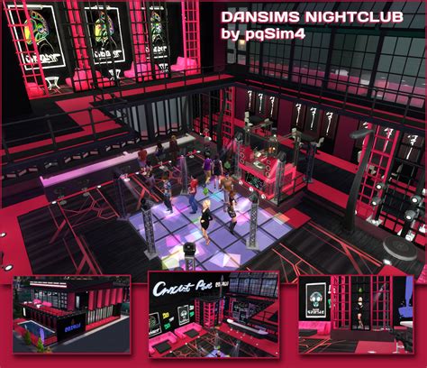 My Sims 4 Blog Dansims Nightclub By Pqsim4