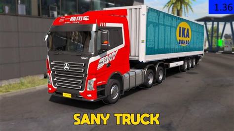 Ets2 Sany Truck V2 136x Simulator Games Mods