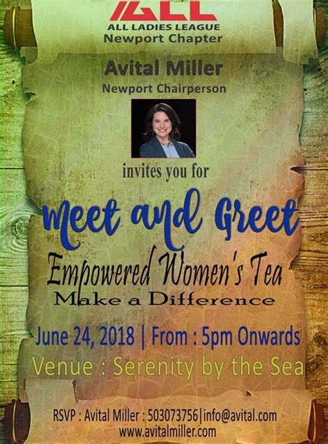 Mark Your Calendars For The Next Empower Women S Tea June 24 5 7pm If