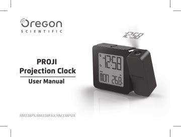 Oregon Scientific PROJI Radio Controlled Projection Clock Connected Home Manual Manualzz