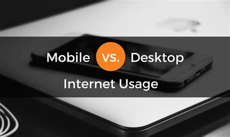 Mobile Vs Desktop Internet Usage Infographic